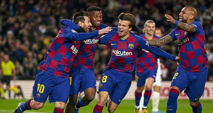 দীর্ঘ বিরতির পর রাতে মাঠে নামছে মেসির বার্সেলোনা