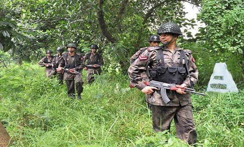 মিয়ানমারে গোলাগুলি, নাইক্ষংছড়ি সীমান্তে সতর্ক বিজিবি