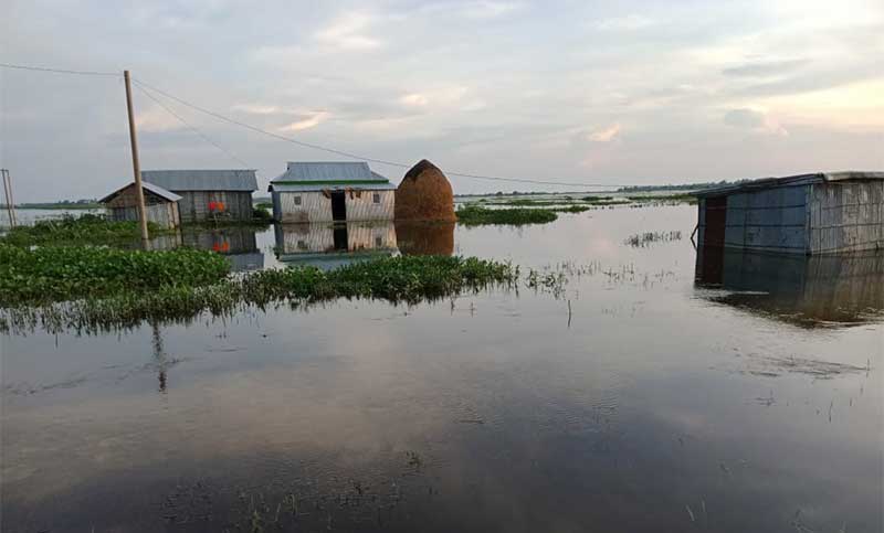 সুনামগঞ্জে বন্যায় বিভিন্ন এলাকা প্লাবিত