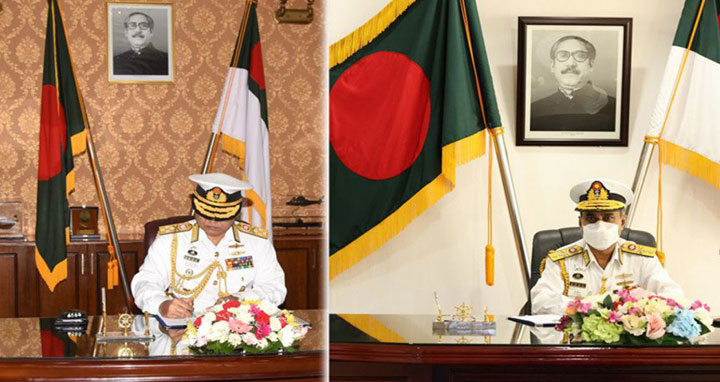নৌবাহিনী প্রধানের দায়িত্ব নিলেন এম শাহীন ইকবাল
