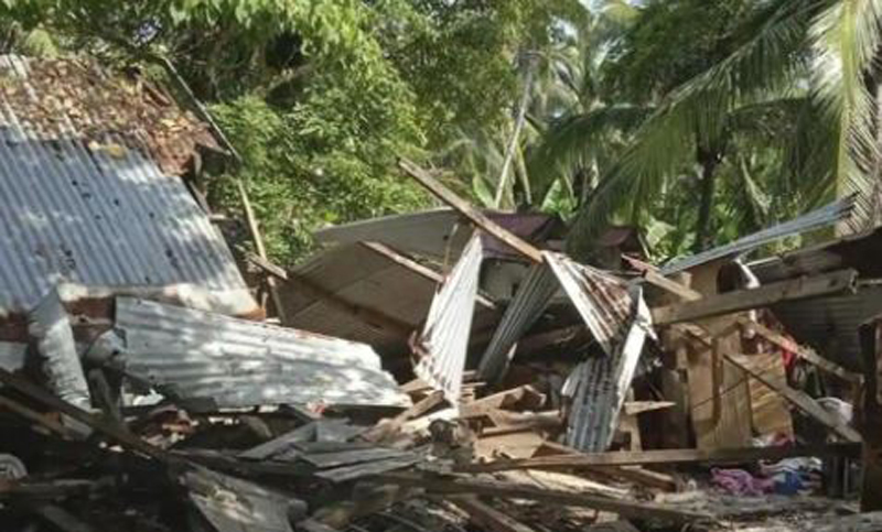 শক্তিশালী ভূমিকম্প ফিলিপাইনে, বাড়িঘর ক্ষতিগ্রস্ত
