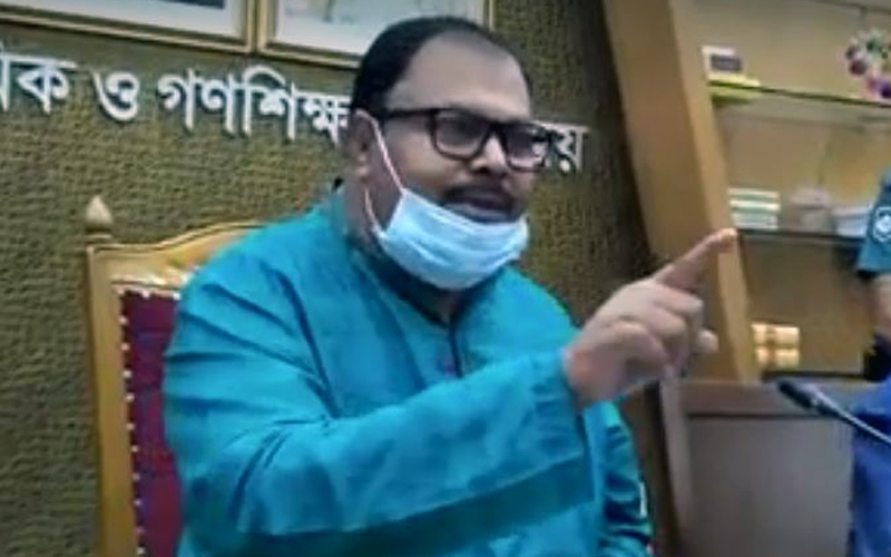 স্কুল খোলা ও পরীক্ষার বিষয়ে গণশিক্ষা প্রতিমন্ত্রী যা বললেন