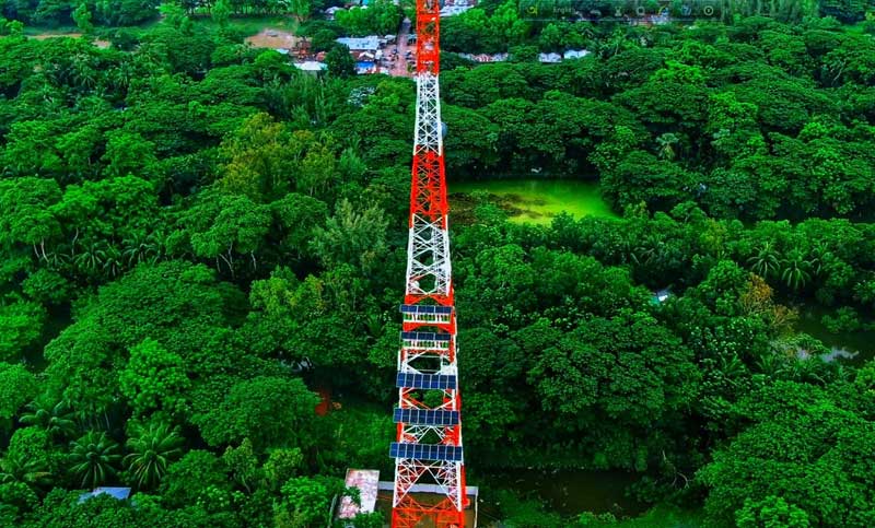 দেশের প্রথম ‘হাইব্রিড সোলার-উইন্ড টাওয়ার’ স্থাপন