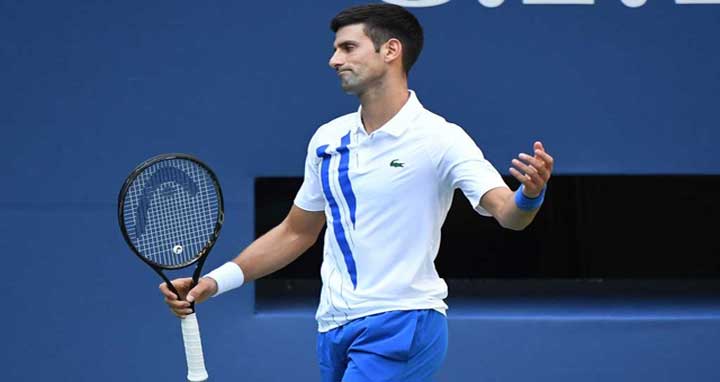 ইউএস ওপেন থেকে বহিষ্কার জকোভিচ