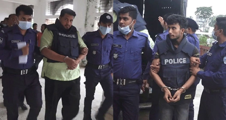 নোয়াখালীতে নারী নির্যাতন: ২ দিনের রিমান্ডে বাদল ও সোহাগ