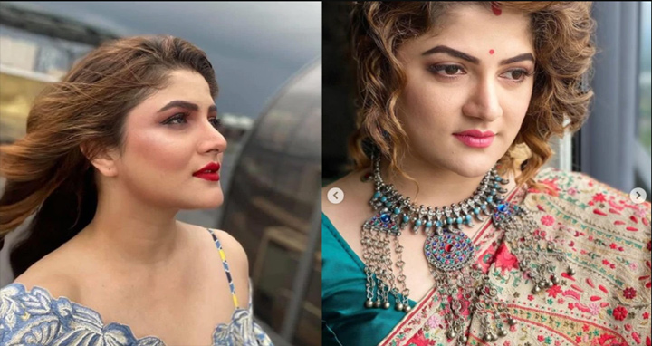 করোনা সংক্রমণে সচেতনতা বৃদ্ধিতে আসরে নামলেন শ্রাবন্তী