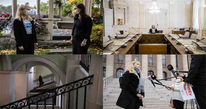 ফিনল্যান্ডে একদিনের জন্য প্রধানমন্ত্রীর দায়িত্বে কিশোরী