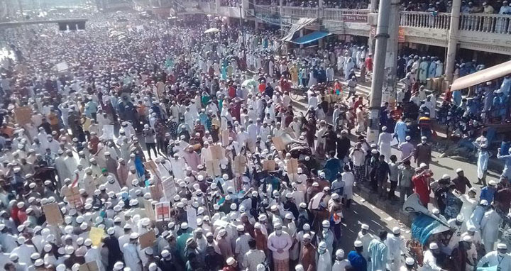 ফ্রান্সে রাসুল (স:) ব্যঙ্গচিত্র কার্টুন: সারাদেশে বিক্ষোভ