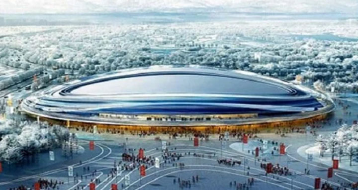 ২০২২ শীতকালীন অলিম্পিক: স্টেডিয়াম বানাচ্ছে চীন