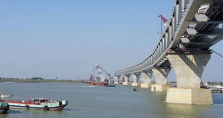 পদ্মা সেতুর ৩৫তম স্প্যান বসানোর কার্যক্রম স্থগিত