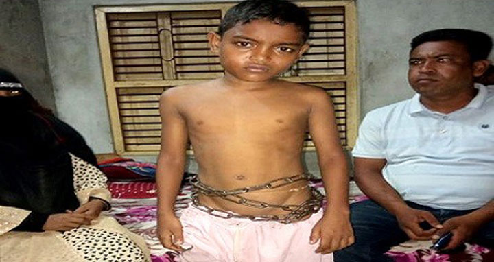 শিকল দিয়ে বেঁধে মাদরাসার শিশু শিক্ষার্থীকে নির্মম নির্যাতন
