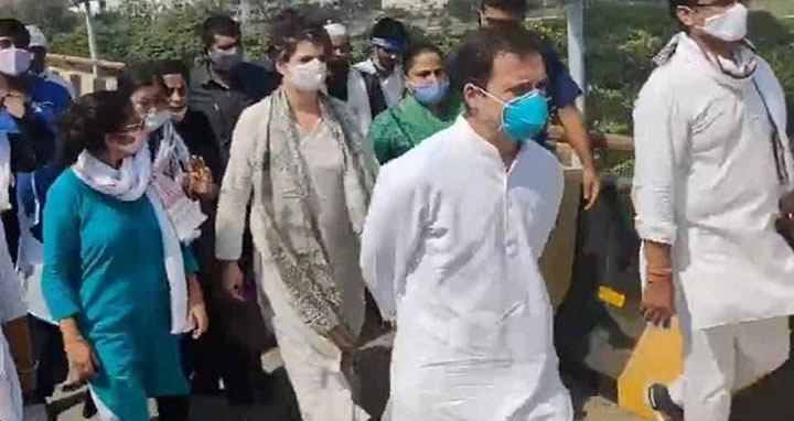 কংগ্রেসের নেতা রাহুল গান্ধী আটক