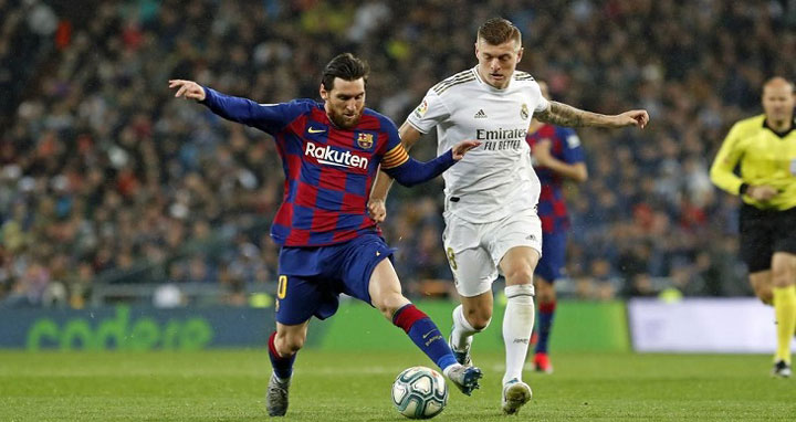 ৫-২ গোলে জয় বার্সেলোনার, মেসির জোড়া গোল