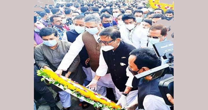 নুর হোসেনের প্রতি আওয়ামী লীগসহ বিভিন্ন সংগঠনের শ্রদ্ধা
