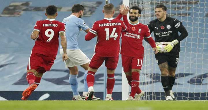 ম্যানসিটির মাঠে লিভারপুলের ড্র