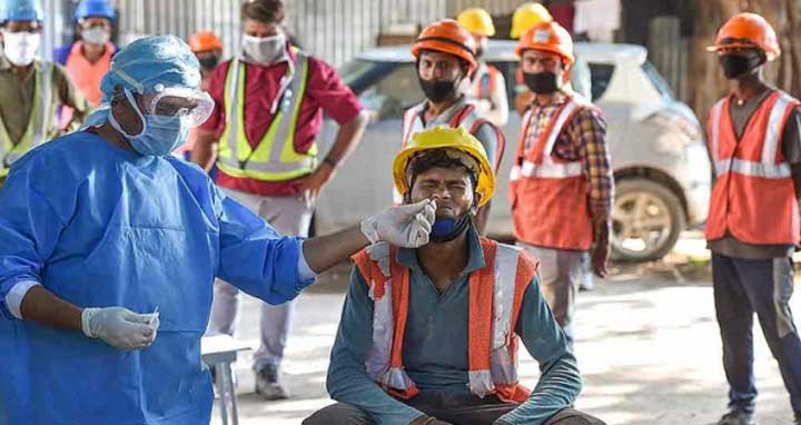ভারতে করোনায় আরও ৪৮২ জনের প্রাণহানি