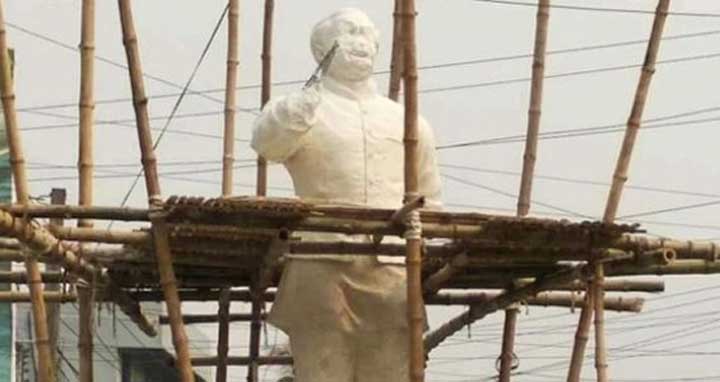 বঙ্গবন্ধুর ভাস্কর্য ভাঙচুর : আজ দেশব্যাপী বিক্ষোভ করবে যুবলীগ-ছাত্রলীগ