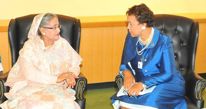 ‘অসামান্য অর্জনে’ শেখ হাসিনার প্রশংসায় কমনওয়েলথ মহাসচিব
