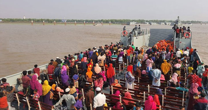 ভাসানচর যাচ্ছে আরও ৩ হাজার রোহিঙ্গা