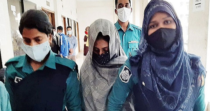 ধর্ষণ ও হত্যা মামলায় বান্ধবী নেহা ৫ দিনের রিমান্ডে