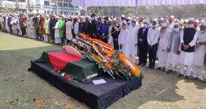 এইচটি ইমামের প্রথম জানাজায় মুসল্লিদের ঢল