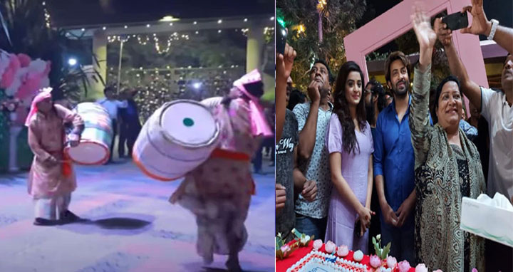 জন্মদিনে ঢাকের তালে কেক কাটলেন শাকিব