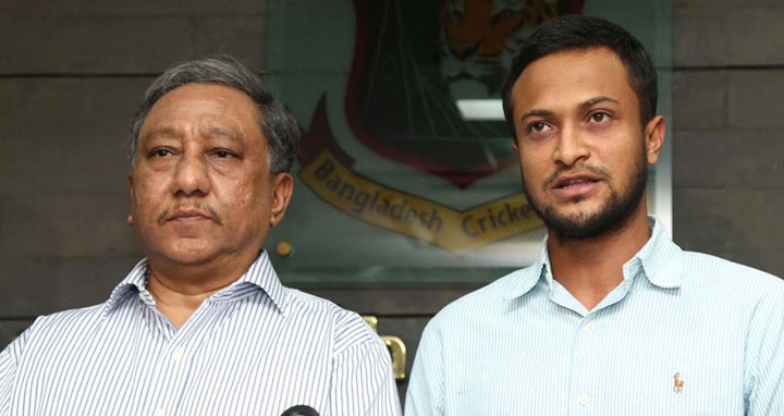 চিঠিতে বিসিবিকে যা লিখেছিলেন সাকিব