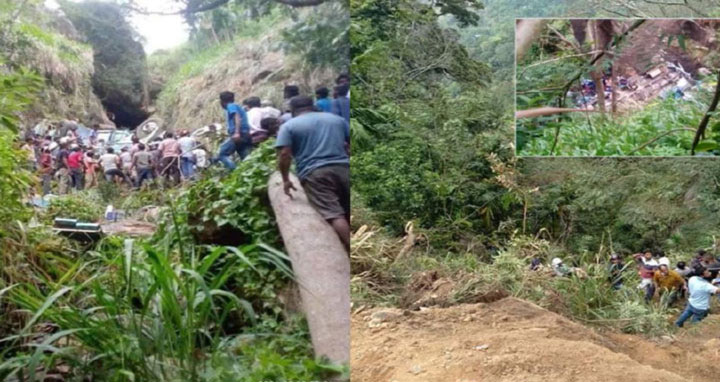 শ্রীলঙ্কায় বাস দুর্ঘটনায় নিহত ১৪