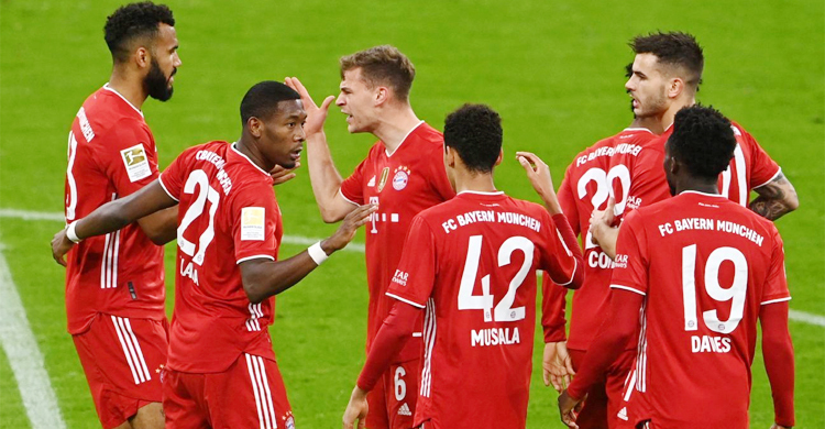 চার ম্যাচ আগেই শিরোপার সুবাতাস পাচ্ছে বায়ার্ন