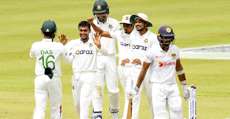 দুই সেশনে ৫ উইকেট নিয়ে ঘুরে দাঁড়াল বাংলাদেশ