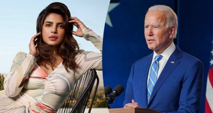 করোনায় বাইডেনকে ভারতের পাশে থাকার আর্জি প্রিয়াঙ্কার