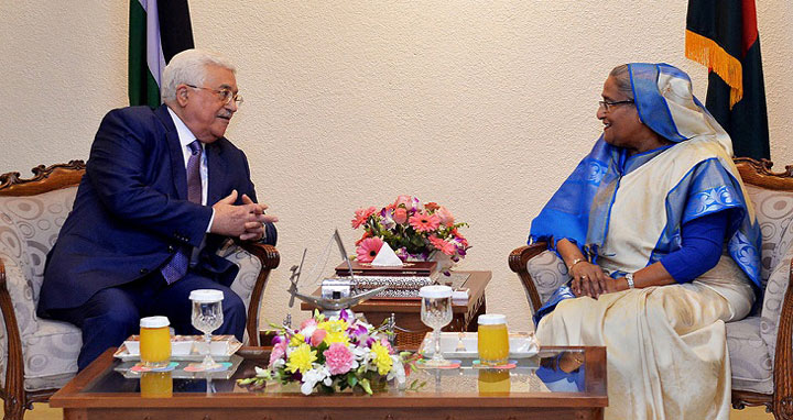 ফিলিস্তিনে বাড়ির নাম রাখা হলো শেখ হাসিনা