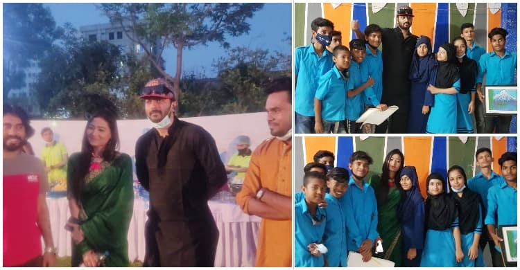 বঞ্চিত শিশুদের নিয়ে বুফে ইফতার করলেন বাপ্পী-অধরা