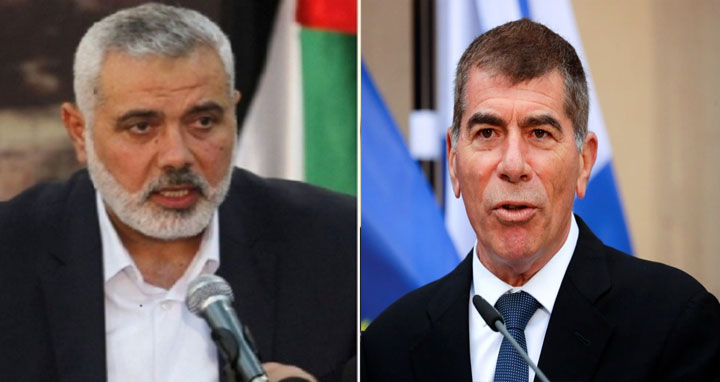 মিসরে বৈঠকে বসছেন হামাসপ্রধান ও ইসরায়েলি পররাষ্ট্রমন্ত্রী