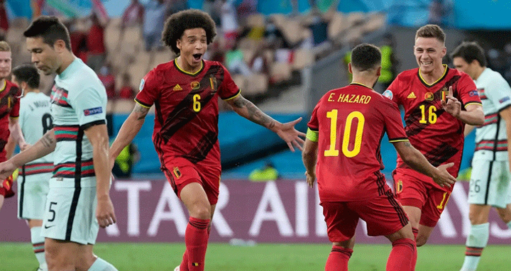 পর্তুগালকে বিদায় করে কোয়ার্টার ফাইনালে বেলজিয়াম