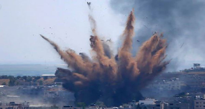 গাজায় ফের ইসরাইলের হামলা