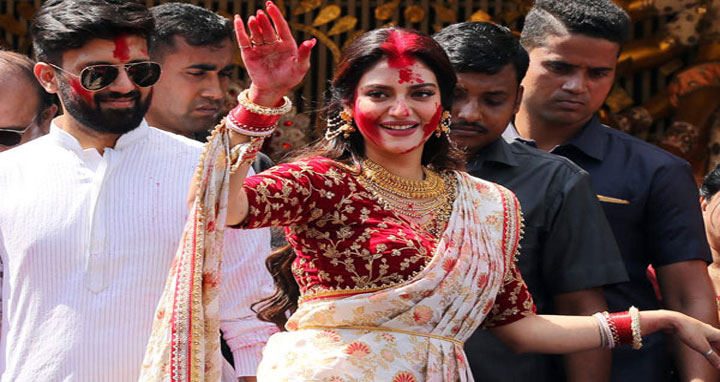 এবার নিজেই বেবিবাম্পের ছবি শেয়ার করলেন নুসরাত