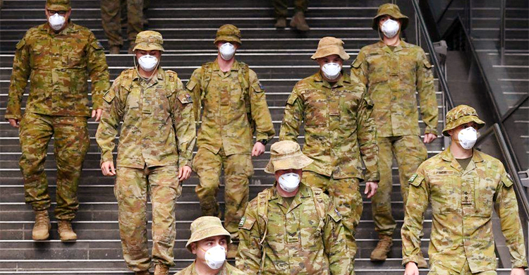 লকডাউন কার্যকর করতে সিডনিতে সেনা মোতায়েন