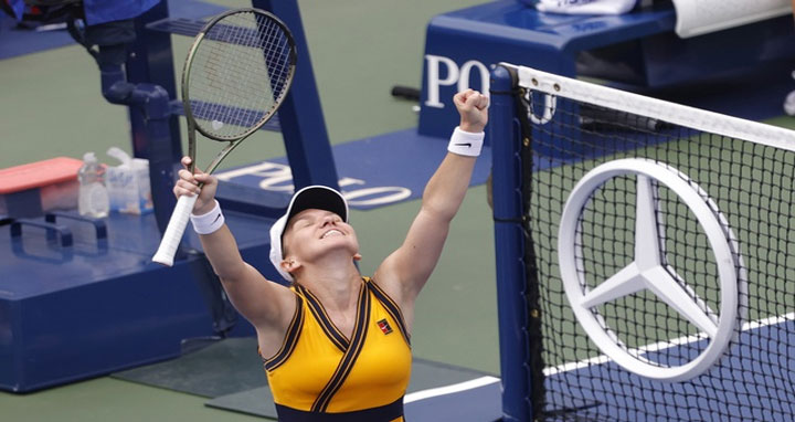 ইউএস ওপেনের দ্বিতীয় রাউন্ডে হালেপ