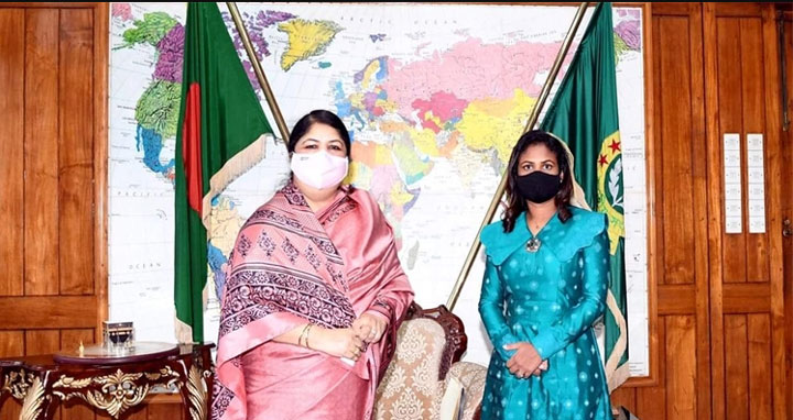 স্পিকারের সঙ্গে মালদ্বীপের হাইকমিশনারের সৌজন্য সাক্ষাৎ