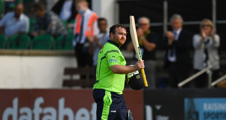 স্টার্লিংয়ের সেঞ্চুরিতে লিড নিল আয়ারল্যান্ড