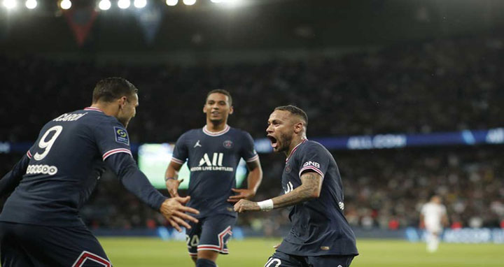 নেইমার-ইকার্দির গোলে পিএসজির জয়