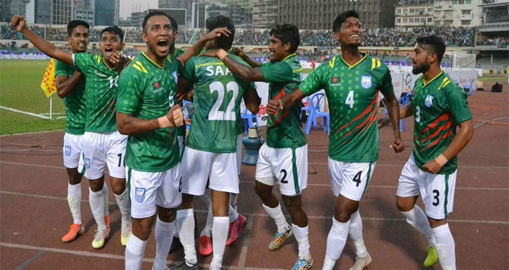 ফিফা র‌্যাঙ্কিংয়ে দুই ধাপ উন্নতি বাংলাদেশের