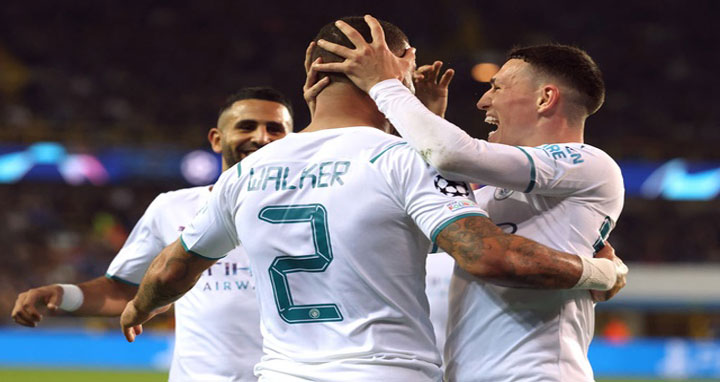 ব্রুজের জালে ম্যান সিটির গোল উৎসব