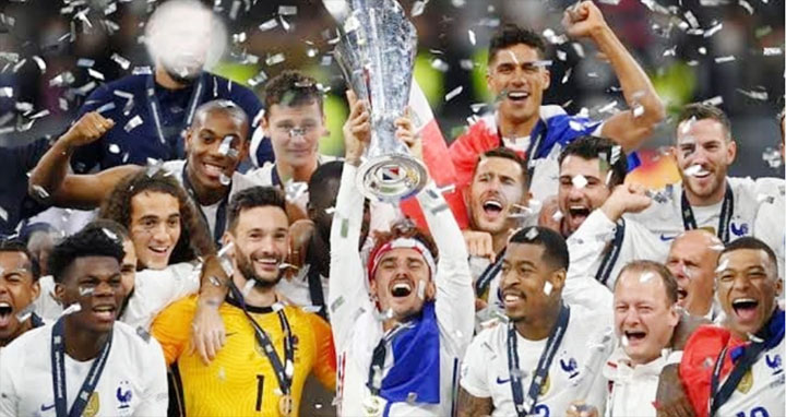 স্পেনকে হারিয়ে ফ্রান্সের শিরোপা জয়