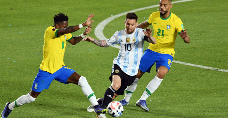 গোলশূন্য ব্রাজিল-আর্জেন্টিনা ম্যাচে ৪২ ফাউল