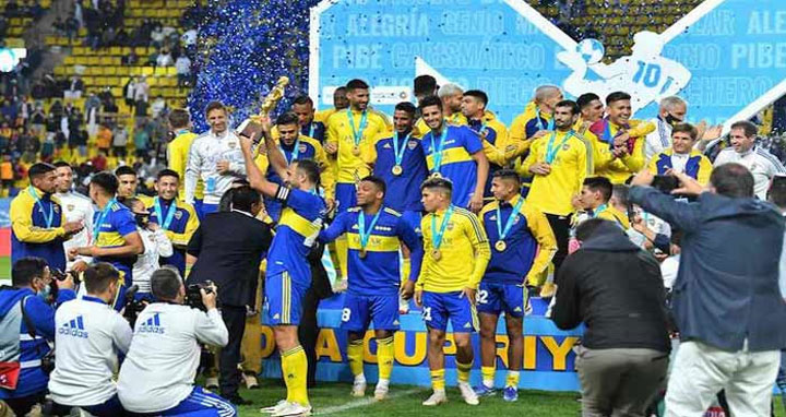 বার্সাকে হারিয়ে ম্যারাডোনা কাপ জিতল বোকা জুনিয়র্স