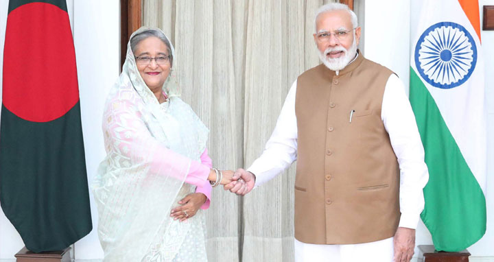 শেখ হাসিনার সঙ্গে একযোগে কাজ করতে চাই : মোদি