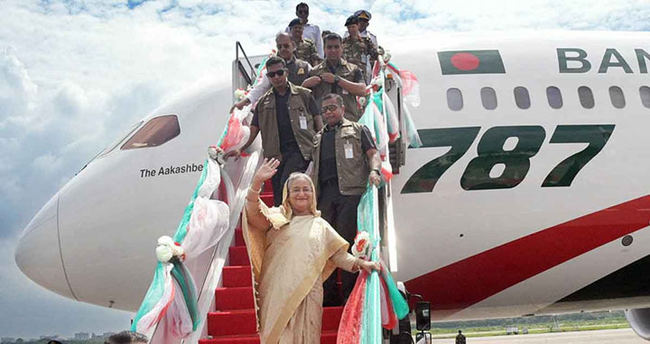 মালদ্বীপ সফর শেষে দেশের পথে প্রধানমন্ত্রী