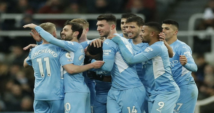 নিউক্যাসলকে উড়িয়ে দিল ম্যান সিটি